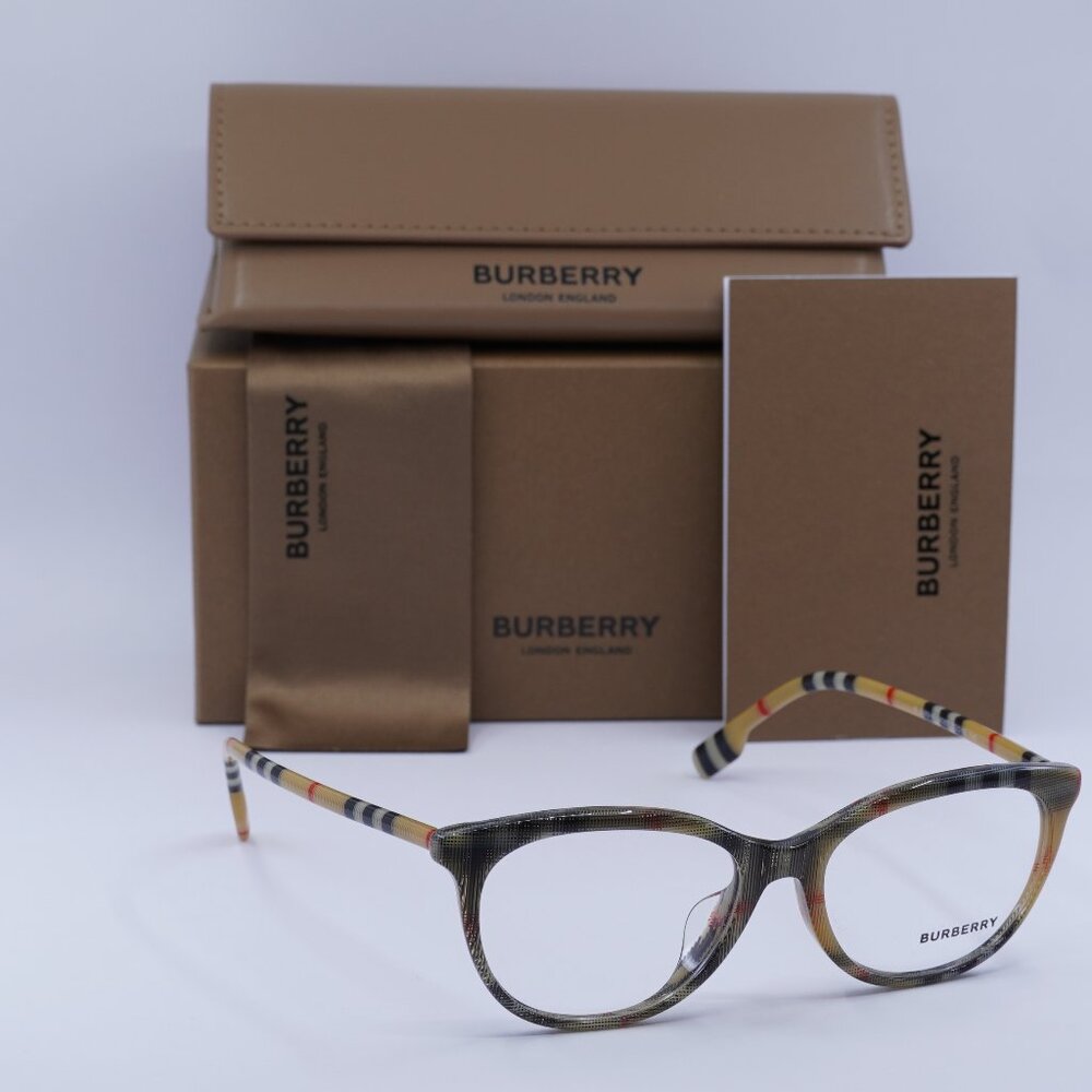 Final Price! Burberry BE2389F 4087 Vintage Check Eyeglasses 52mm - Picture 1 of 11